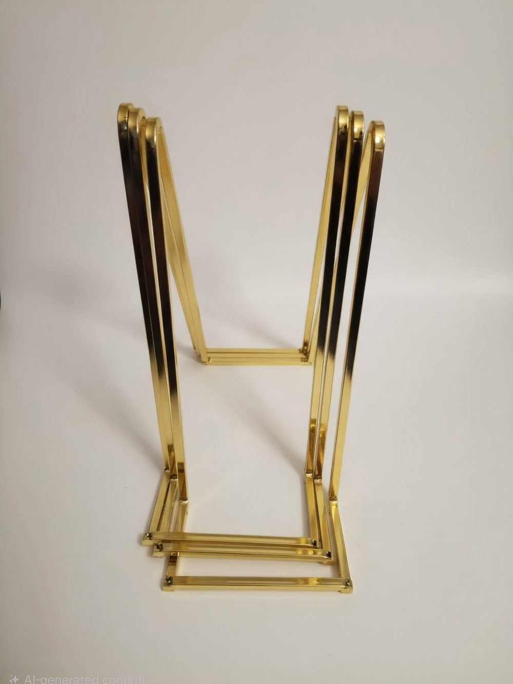 Gold Metal Plate/ Sign Stands